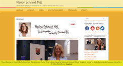 Desktop Screenshot of marion-schneid.de